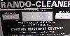  RANDO Model RC-36 Cleaner,